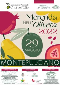 Locandina merenda nell'oliveta 2022