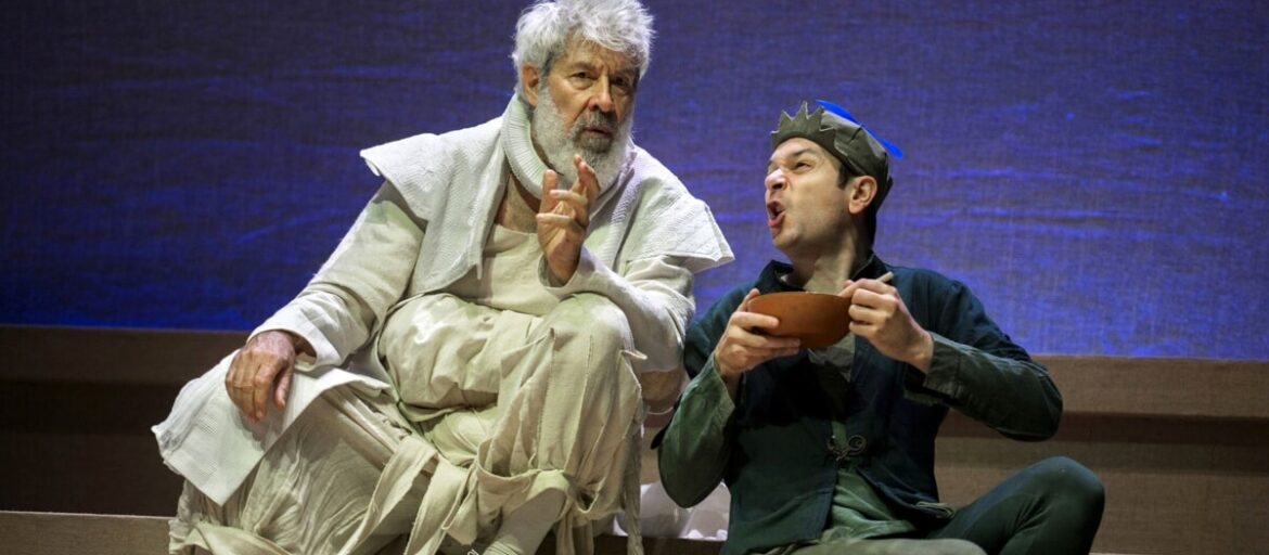 Falstaff a Windsor nella foto Alessandro Benvenuti e Paolo Cioni. Foto Serena Pea