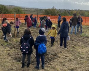 bambini intorno ad un albero